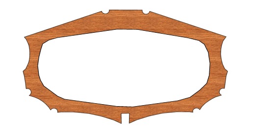 Sawn frame for SOF kayak